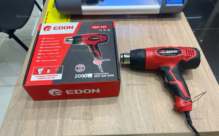 Фен строительный электрический Edon HAG-520