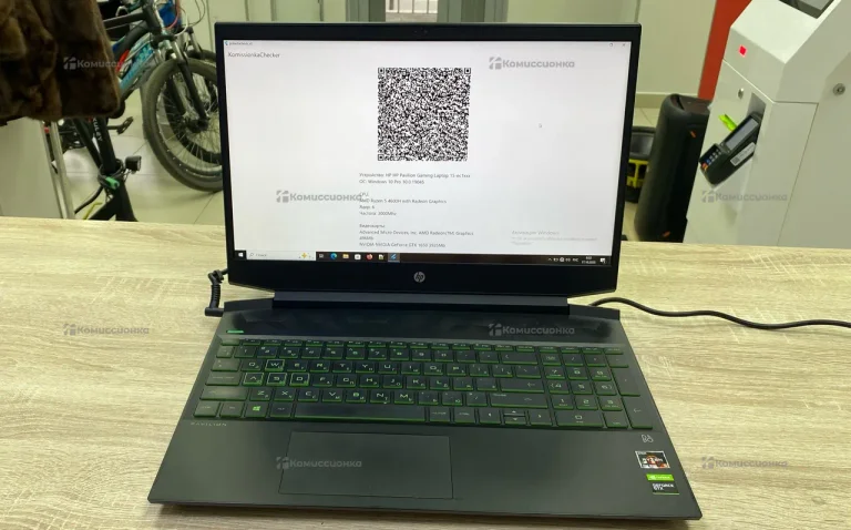 Ноутбук HP Pavilion gaming 15-ec1012ur