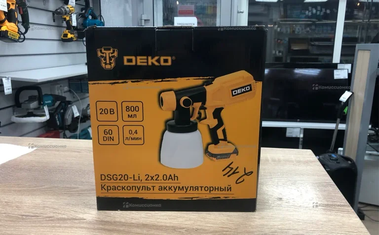 Аккумуляторный Краскопульт Deko DSG20