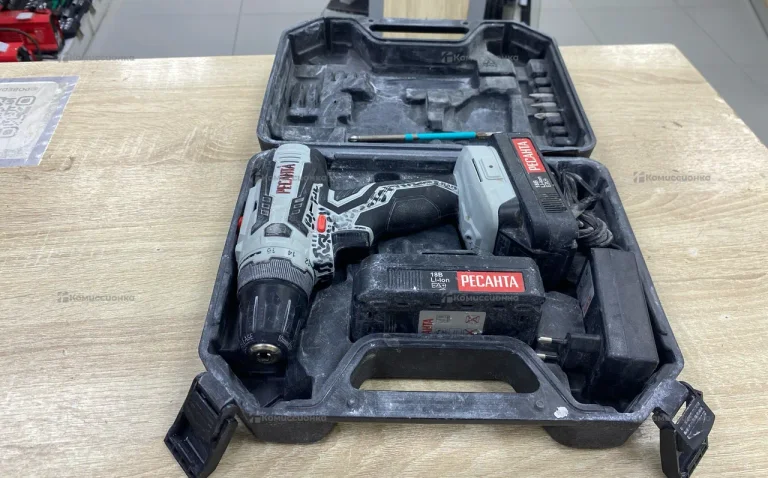 Аккумуляторная дрель-шуруповерт РЕСАНТА ДА-18-2ЛК