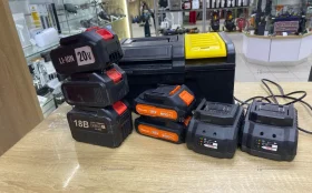 Купить Набор акб 5 шт + 2 зарядки б/у , в Самара Цена:3900рублей