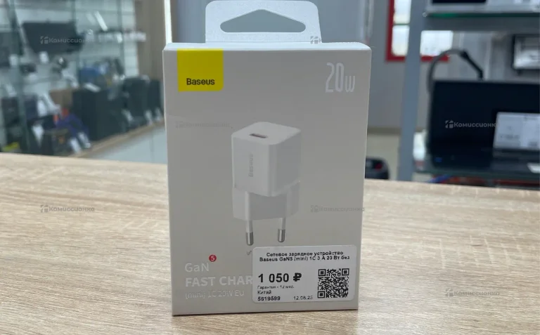 Блок Baseus GaN5(mini) 1C 3 A 20 Вт