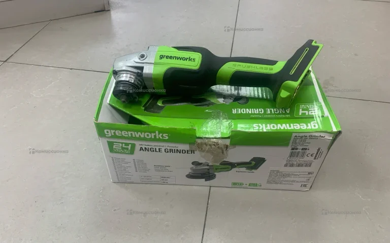 Аккумуляторная УШМ greenworks GD24AG