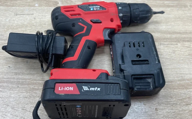 Дрель шруповерт аккумуляторная MTC MCDL-18-02