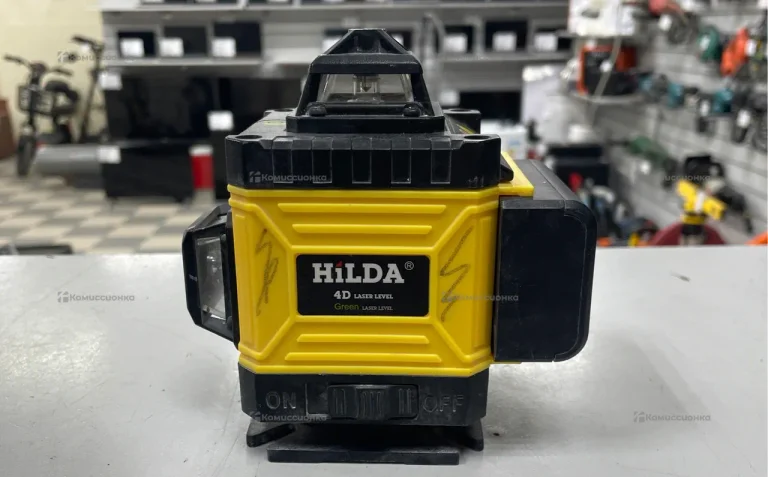 Лазерный уровень Hilda 4D Laser Level Green.