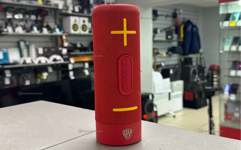 Колонка  красная