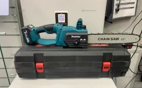 Цепная пила аккумуляторная бесщеточная Makita(сини