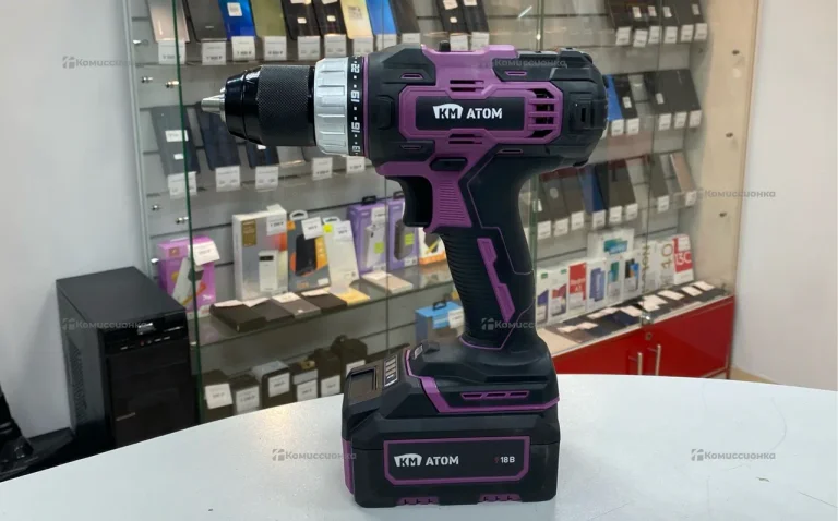 Шуруповерт KM ATOM CD181/2 kit