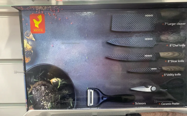 наборы кухонных ножей Henvo