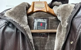 Кожанка зимняя с капюшоном shengdeya 60 размер