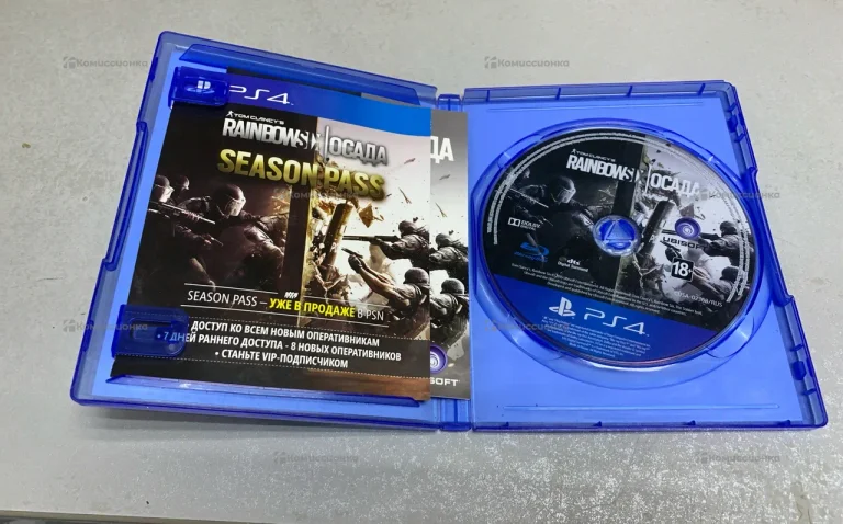PS. Диск PS4 RainbowSix Осада