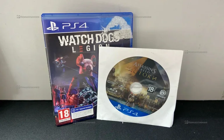 PS4. Диск PS4 Watch Dogs Legion + Assassin’s