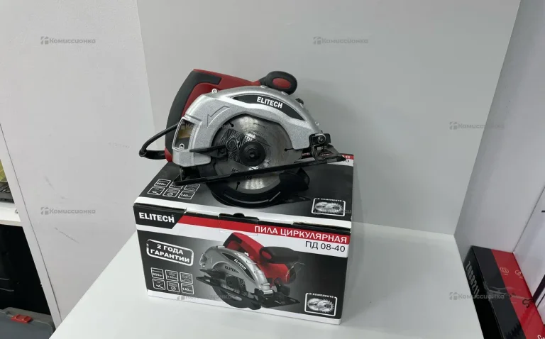 Пила циркулярная сетевая Elitech ПД 08-40