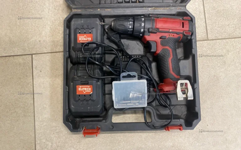 Дрель шуруповерт Elitech да18слк2