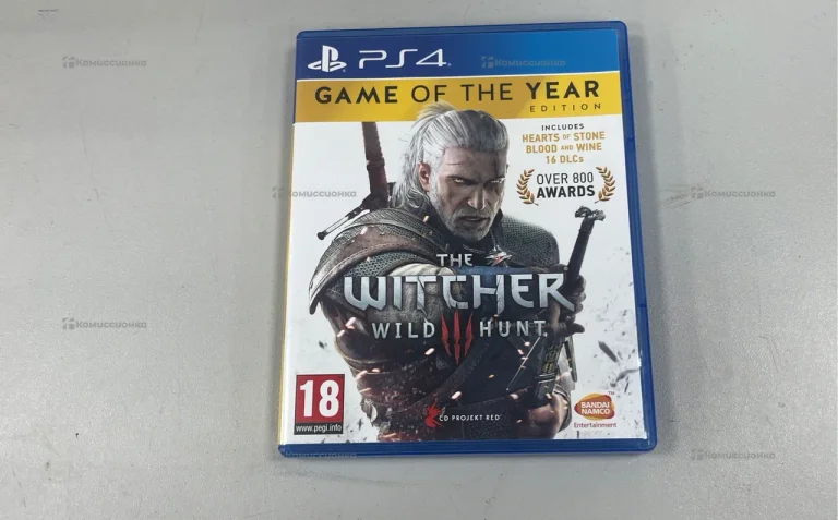 Диск для PS4 Witcher 3