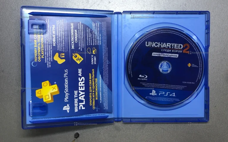 диск ps4 Uncarted 2 среди воров