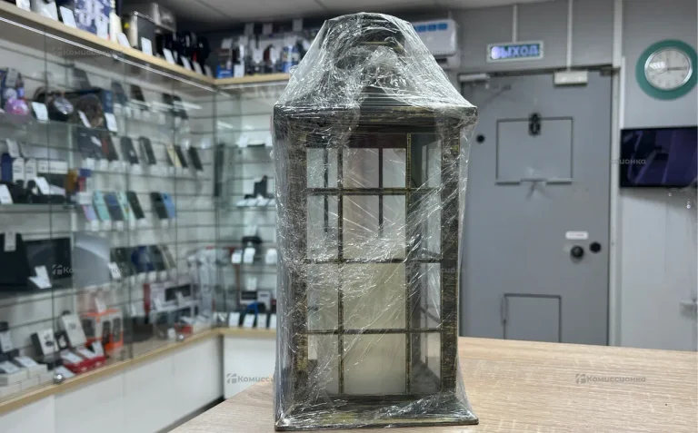 фонарь свечка большой ( черный )