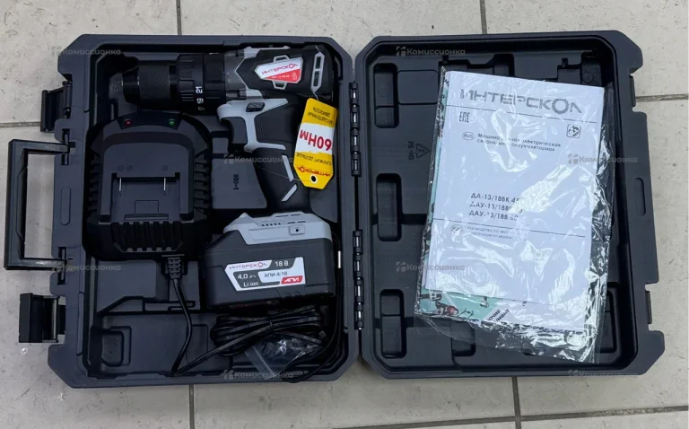 Аккумуляторная ударная дрель-шуруповерт Интерскол