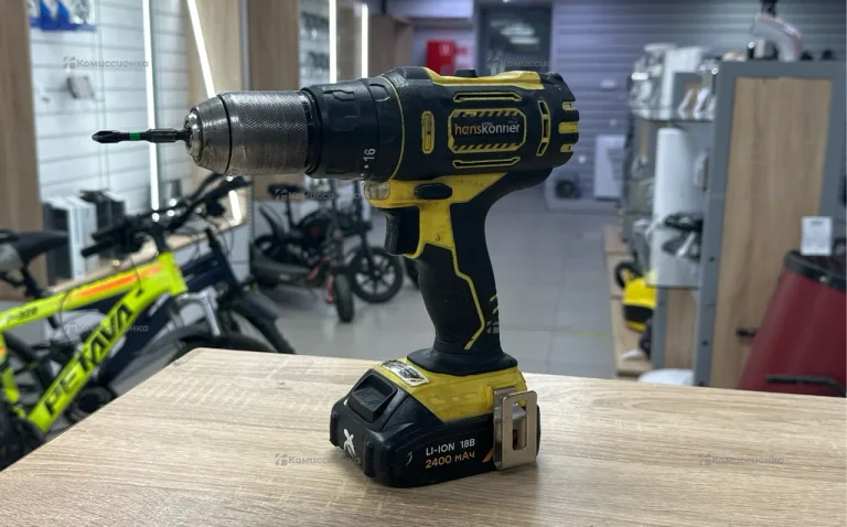 дрель шуруповерт hanskonner hcd1838r