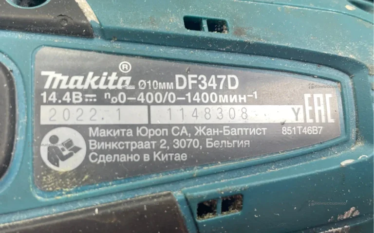 Аккумуляторный Дрель шруповерт makita DF347D