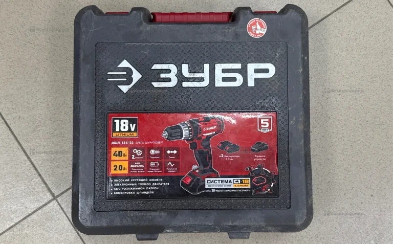 Дрель-шуруповерт Зубр ДШЛ-185