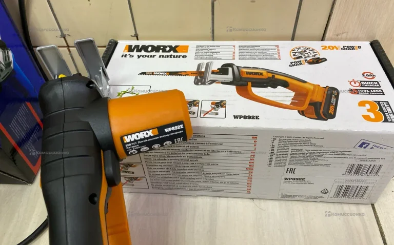 Пила сабельная аккумуляторная Worx WP892E