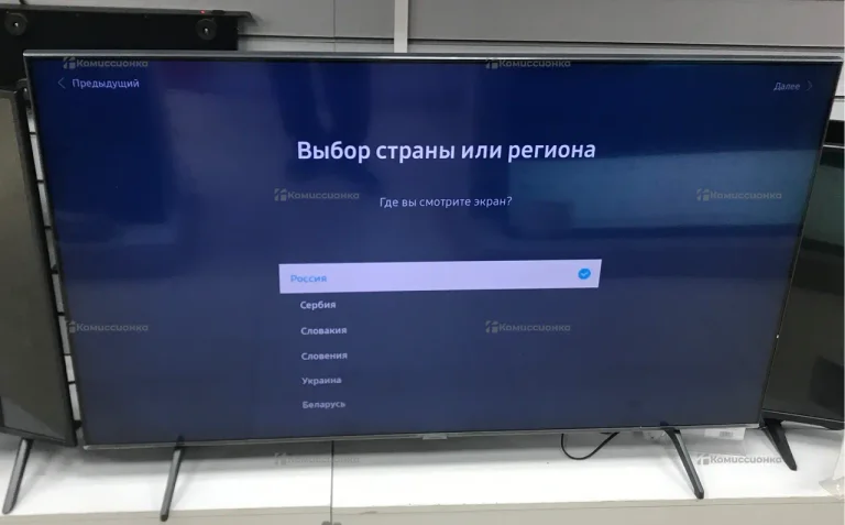 Телевизор Samsung samsung UE55AU7100U
