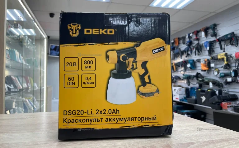 Аккумуляторный Краскопульт Deko DSG20