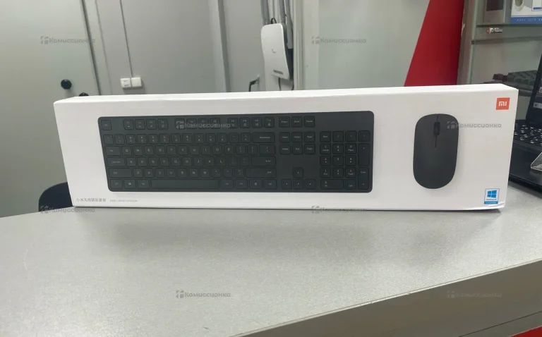 Клавиатура и мышь Xiaomi Mi Wireless Keyboard and Mouse Combo ENG WXJS01YM Русские буквы (черный)