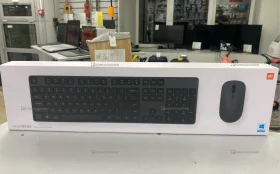 Клавиатура и мышь Xiaomi Mi Wireless Keyboard and Mouse Combo ENG WXJS01YM Русские буквы (черный)