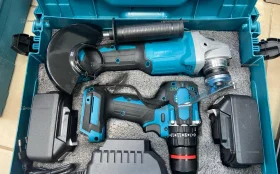 набор 2в1 УШМ АКБ+ШУРУПОВЕРТ MAKITA