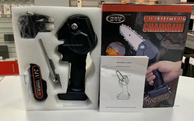 мини пила аккумуляторная chainsaw
