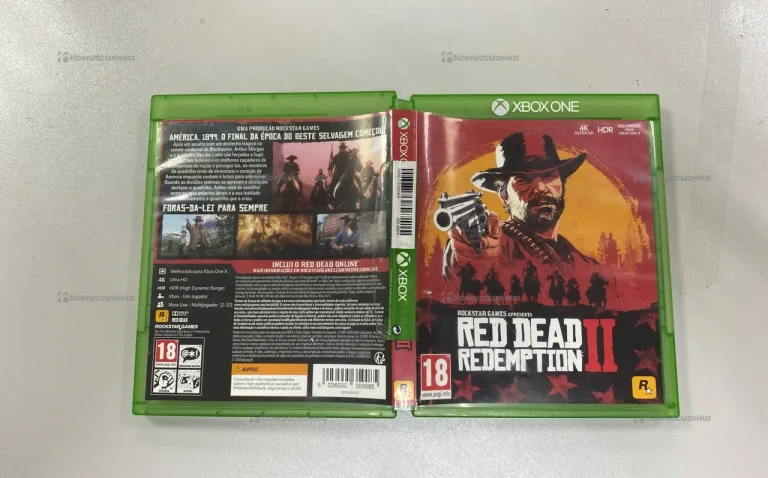 Приставка Xbox диск red dead redemption 2