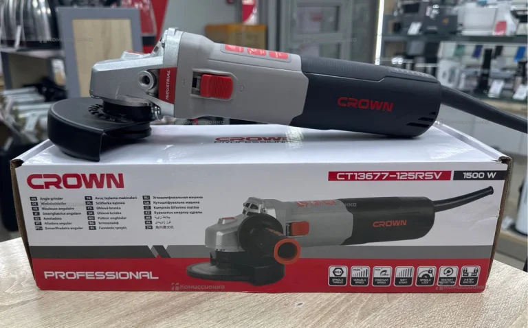 Угловая шлифовальная машина Crown CT13677-125RSV