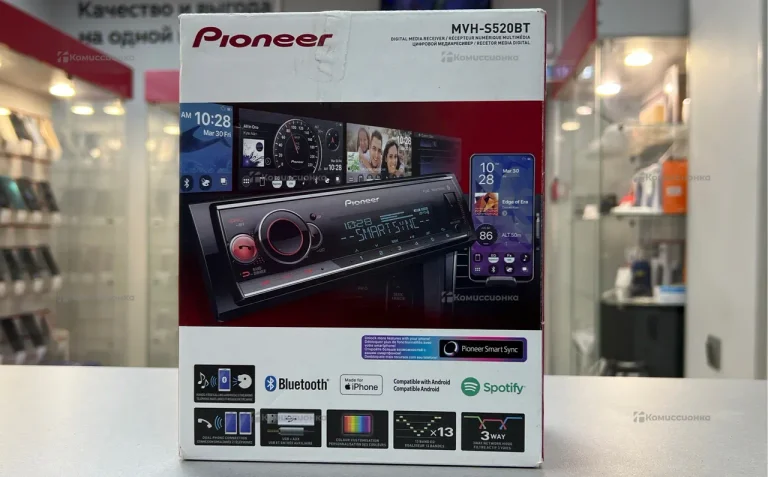 Автомагнитола  Pioneer MVH-S520BT