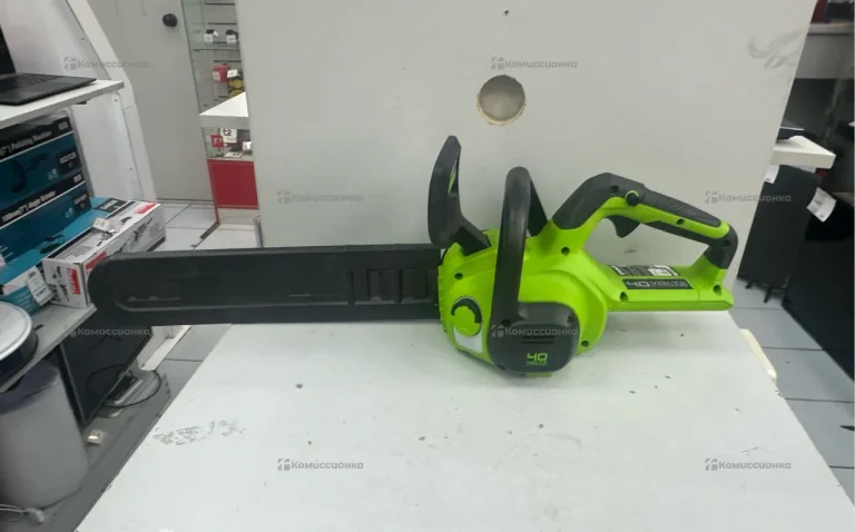 ценпная пила Greenworks