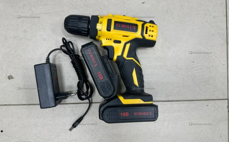 дрель-шуруповерт Eurolux ДА-16/2Li