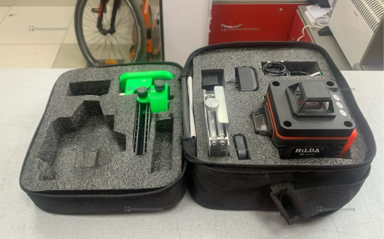Лазерный уровень Hilda 4D Laser Level Green.