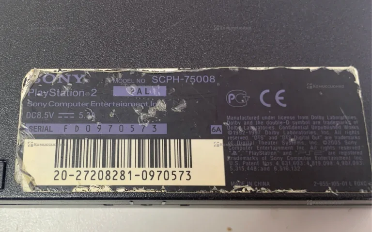 Приставка Sony PlayStation 2
