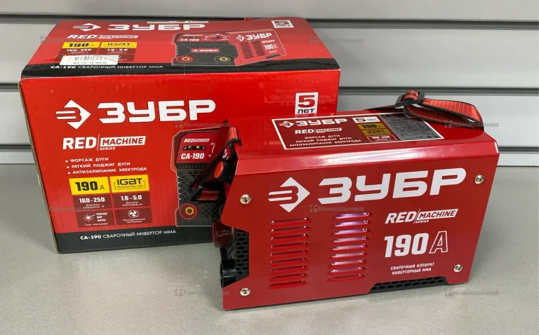 сварочный инвертор ММА ЗУБР СА-190