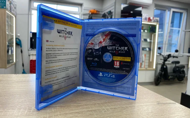 Диск ps4 ведьмак 3
