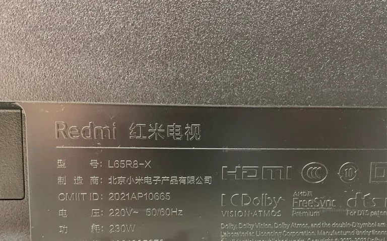 Телевизор Xiaomi L65R8-X