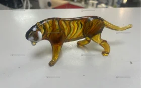 Купить Статуэтка тигр стеклянная б/у , в Москва и область Цена:300рублей