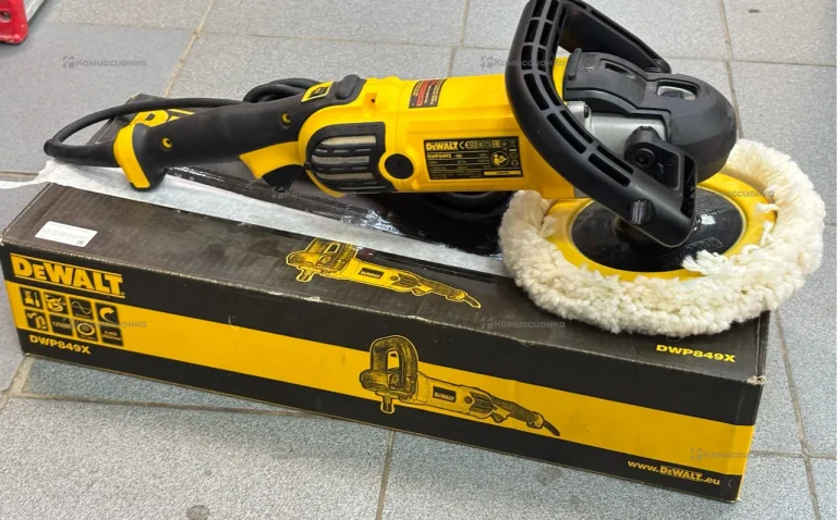 Полировальная машина dewalt DWP849X