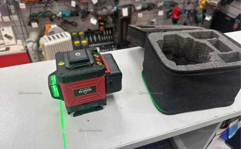 Лазерный уровень Elitech ПЛ 12Л-ЗЕЛ
