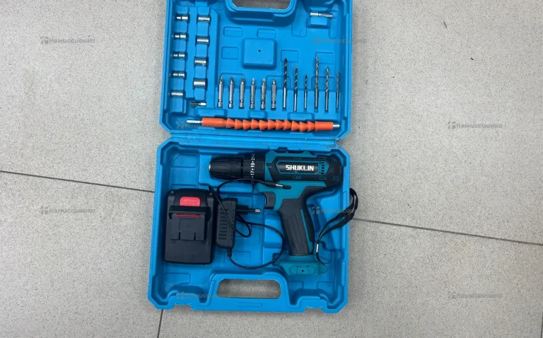 Аккумуляторная дрель шуруповерт Shuklin
