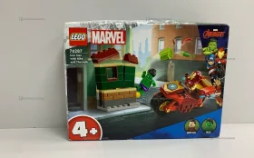 Купить Конструктор LEGO Marvel Железный человек с мотоциклом и Халк, 76287 б/у , в Москва и область Цена:1200рублей