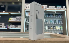 Купить Внешний аккумулятор Xiaomi Mi Power Bank With Cable USB-C 10000mAh Pocket Version P15ZM (голубой, си б/у , в Тольятти Цена:1990рублей