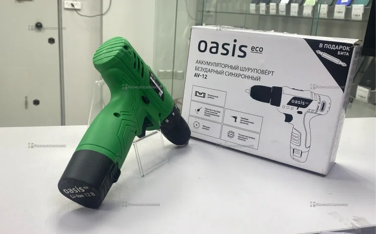 Аккумуляторный шуруповерт Oasis AV-12,