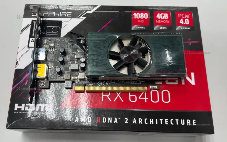 Видеокарта AMD Radeon RX6400